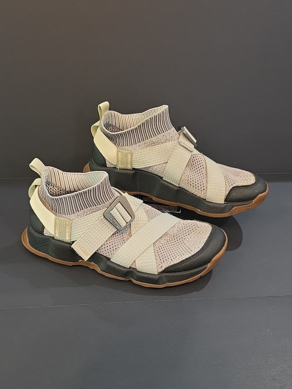 Chaco Men's Beige Knit Strap Sandal Sneakers Size 7